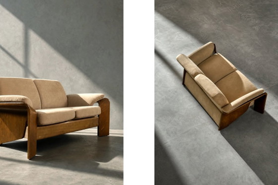 Image 1 of Mid-Century Norwegian Modern Pegasus 2-Seater Sofa with Low Back from Ekornes, 2000s