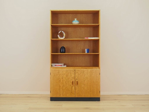 Ash Wood Bookcase, Danish Design, 1960s, Designer: Børge Mogensen
