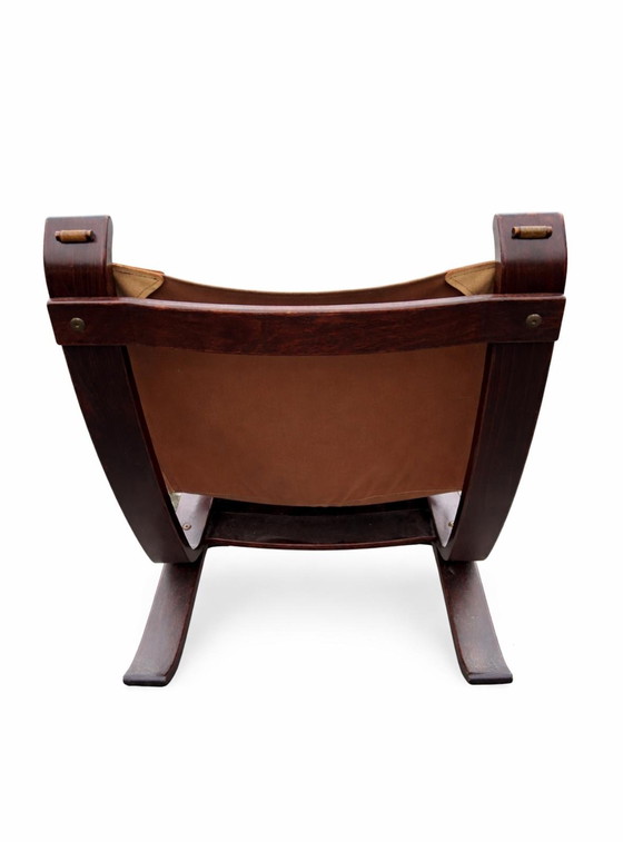 Image 1 of Barmin brutalist Focus Lounge Chairs Denmark, 1970s, Set of 2