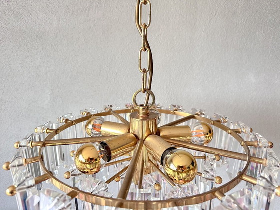 Image 1 of Lustre vintage en cristal Kalmar