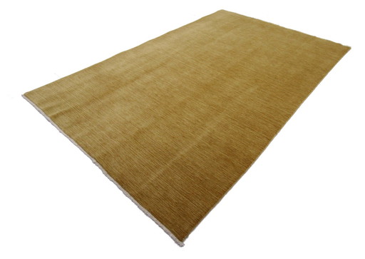 Tapis moderne Gabbeh Loom Unicolore noué à la main 290 X 200 cm Nouveau tapis