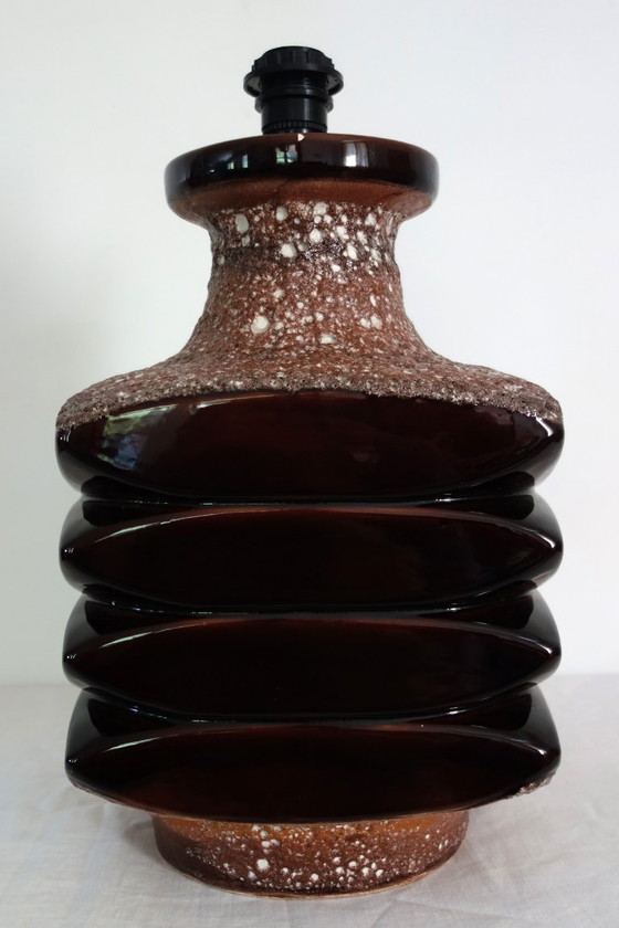 Image 1 of Cari Zalloni ceramic lamp bases from the 1960s/70s