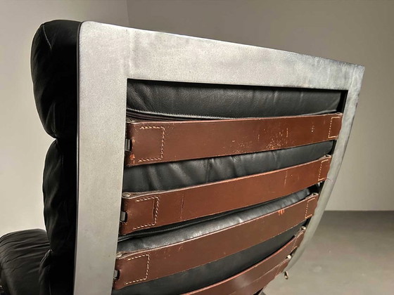 'Sinus' Lounge Chair & Ottoman by Adolf & Schröpfer for Cor, 1973 – Chairs and lounge chairs, Leather, Metal (photo 10 of 10)