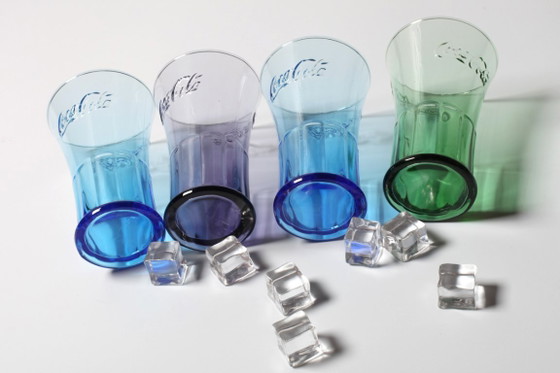 Set van 4 vintage Coca-Cola glazen / McDonald's promotie / Luminarc / 2007 – Glazen & Karaffen, Glass (photo 5 of 8)