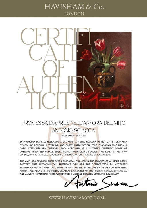 Antonio Sciacca Painting Signed