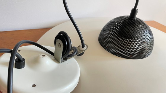 Image 1 of Aluminium hanglamp, Frankrijk, jaren 60/70