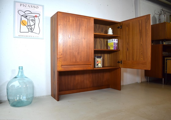 Credenza alta danese in teak, mobile vintage, cassettiera, armadio – Kollund Möbler, Credenze alte, Wood (photo 3 of 8)