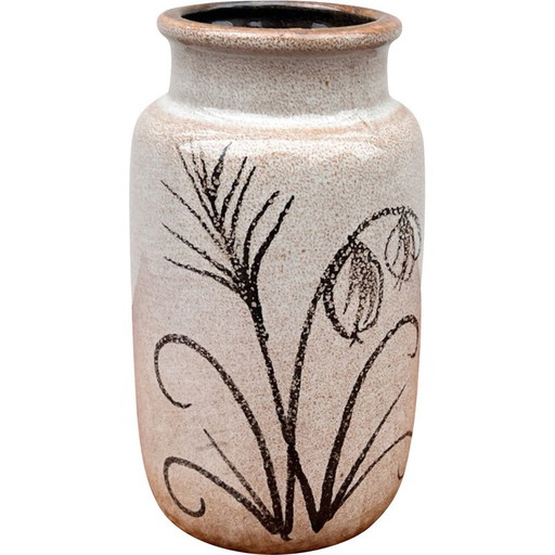 Vase vintage en céramique Scheurich, Allemagne 1970
