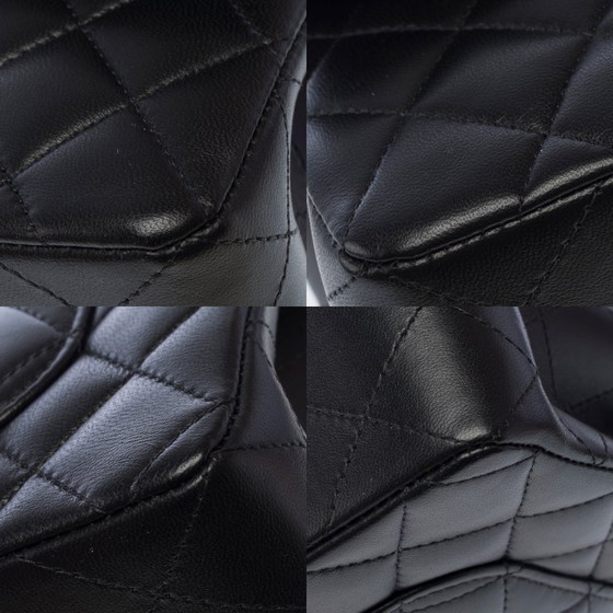 Image 1 of CHANEL Timeless/Classique Tasche aus schwarzem Leder - 103505