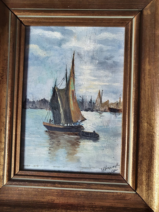 2 Naval paintings 1907