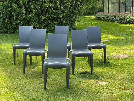 6 Philip Starck Stühle Louis 20