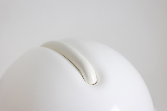Elio Martinelli. "Serpente" Table Lamp in White. 1960s-70s – Martinelli Luce, Metal, Plastic (photo 5 of 9)