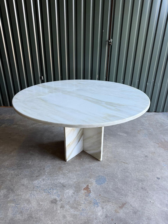 Image 1 of Tavolo da pranzo in marmo vintage