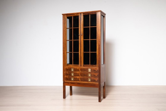 Pair of Vintage Display Cabinets by Bruksbo, Norway, 1960s, Wood, Beige (photo 9 of 19)