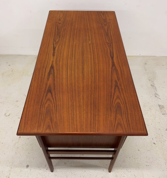 Image 1 of Gunnar Nielsen Teak Desk for Tibergaard, 1960s.