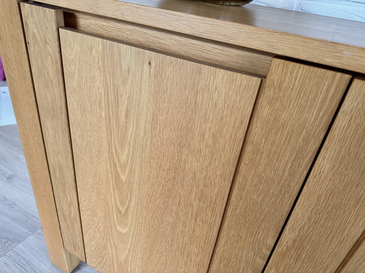 Sideboard light oak, heavy quality