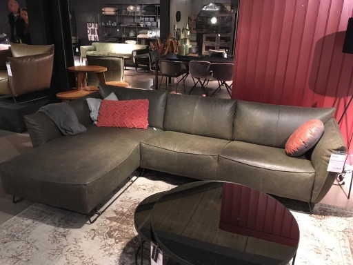 Jess Design My Home Bonanza Grey bank chaise longue + 2,5 zits – hoekbanken, Leather (photo 2 of 5)