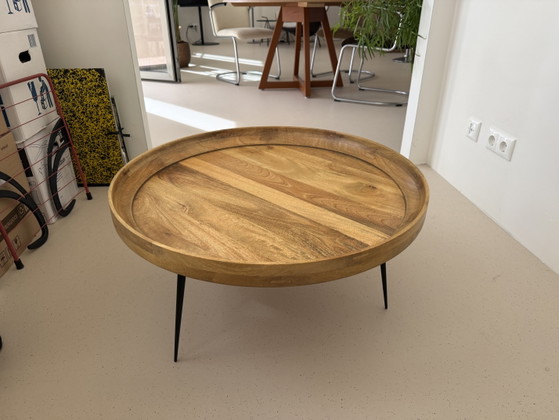 Tavolino MATER Bowl XL: Ø75 × H38 cm. – Tavolini da caffè, Wood (photo 3 of 5)