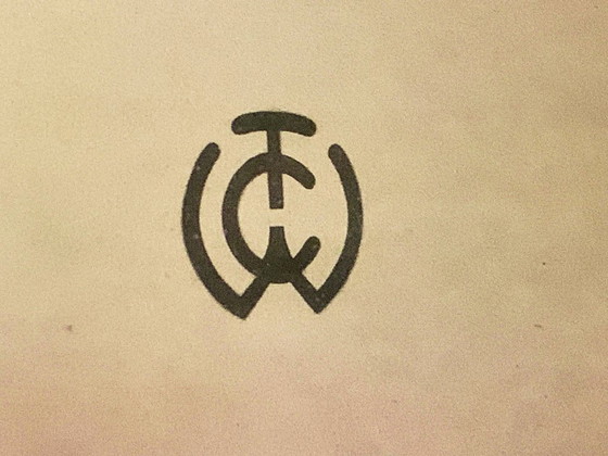 Image 1 of Horloge murale industrielle – PTT Pays-Bas