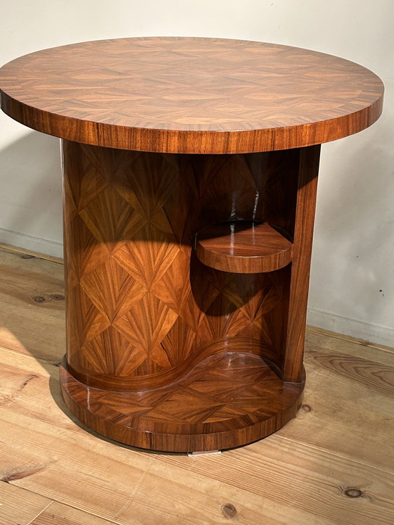 Image 1 of Art Deco Bijzettafel in Pallisander Fineer
