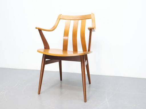 Vintage Stoel Teak Plywood