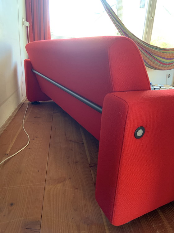 Image 1 of Leolux rotes 3-Sitzer-Sofa
