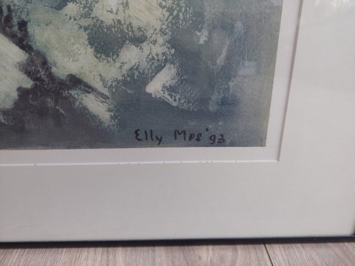 Elly Mes, abstract flowers