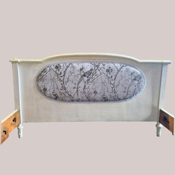 Antiek beukenhouten bed in art nouveau-stijl – Eenpersoonsbedden, Wood (photo 7 of 8)