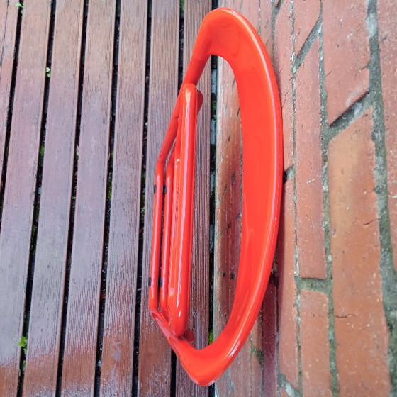 Image 1 of sedia pieghevole rossa vintage