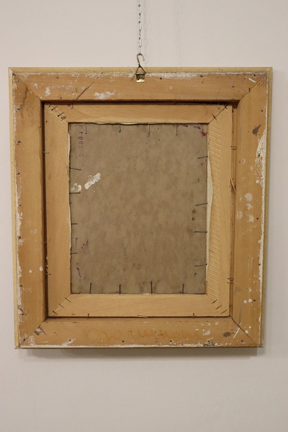 Image 1 of Campagne italienne, peinture à l'huile du 20e siècle, signée