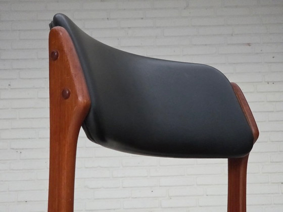 Image 1 of Dänisches Design aus den 1960er Jahren von Erik Buch, Modell 49, Stuhlpaar, Teakholz.