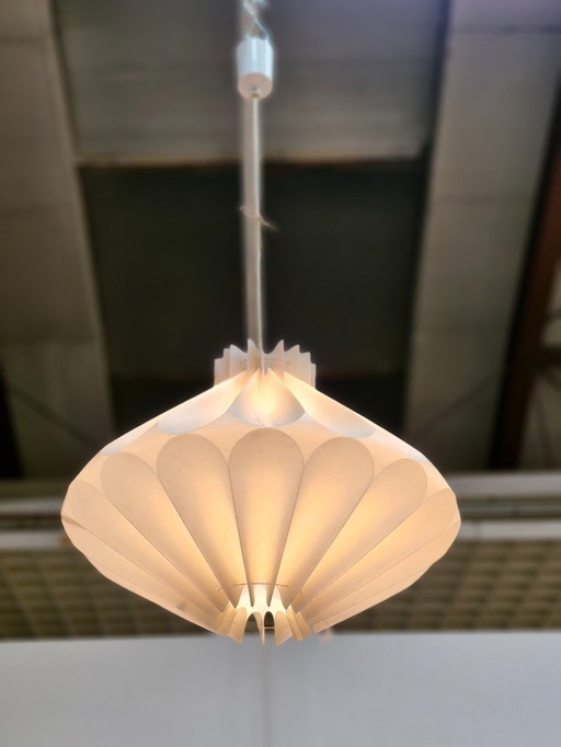 Lampada a sospensione origami vintage, stile space age anni '70