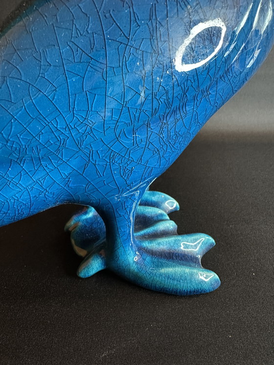 Image 1 of Art Deco keramische eend van George Cassin, Frankrijk ca. 1950 – gesigneerd