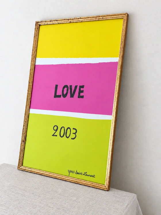 Yves Saint Laurent – LOVE Collection | Sei Poster Vintage | 1992–2006 – Legno (photo 27 of 27)