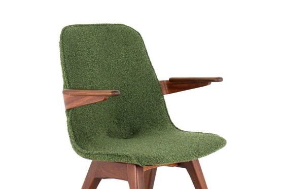 Image 1 of G.J. van Os stoel vintage nieuw gestoffeerd