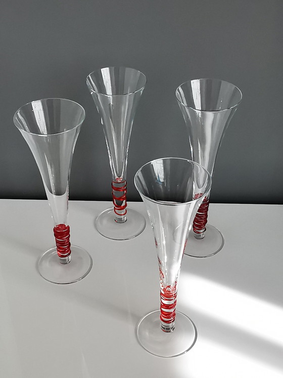 Image 1 of Copas de Prosecco LSA International, hechas a mano y sopladas a boca.