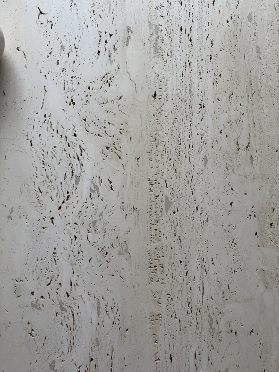 Image 1 of Vintage travertine coffee table, Italian modernism, 1970s