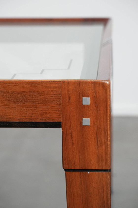 Image 1 of Mesa de centro de diseño Art Déco de Schuitema de la serie Decoforma con tablero de cristal