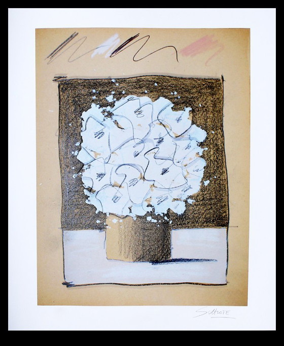 Image 1 of Schlote, Wilhelm - Winter roses - 3D construction - signed by hand