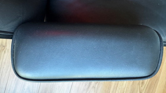 Vitra Charles Eames Lounge Chair + Ottoman Nero Black Ash – Poltrone, Leather, Metal (photo 15 of 15)