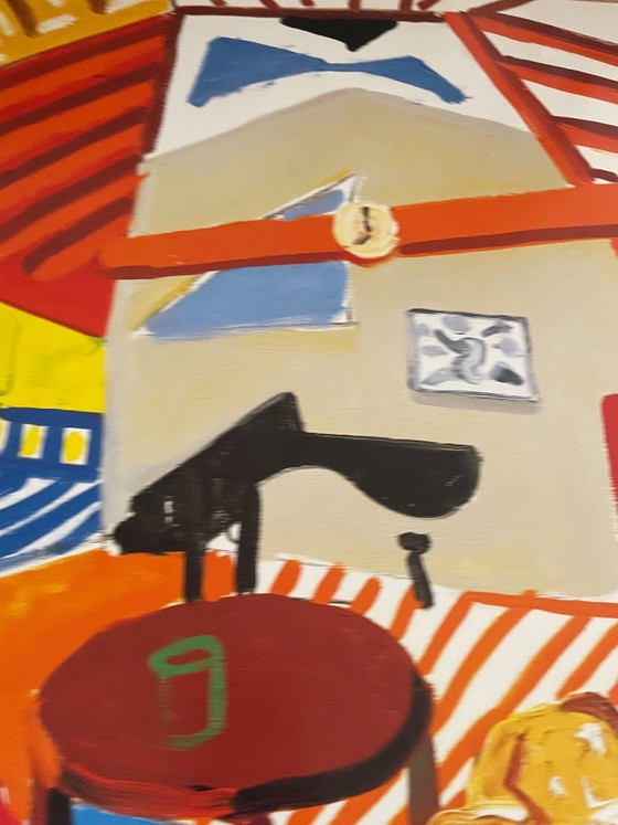 Image 1 of David Hockney, Montcalm-Interieur um 7 Uhr, Copyright David Hockney, 1988, Gedruckt in Großbritannien