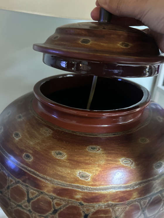 Image 1 of Lampe de table vintage en bambou (années 1980/1990)