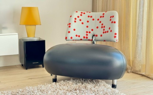 Poltrona design Leolux Pallone Pa in pelle, ottime condizioni – fauteuils, Leather (photo 2 of 6)