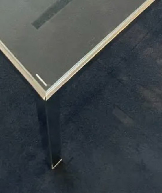 Image 1 of Table à manger en verre « The Table » de B&B Italia par Monica Armani – 105 × 105 cm