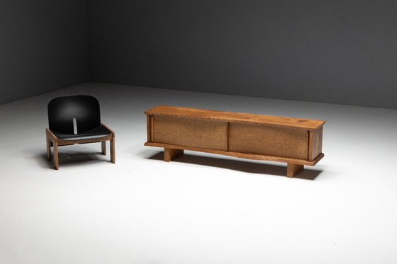 Image 1 of Aparador con puertas integradas de Charlotte Perriand y Atelier Jean Prouvé, Francia, década de 1950