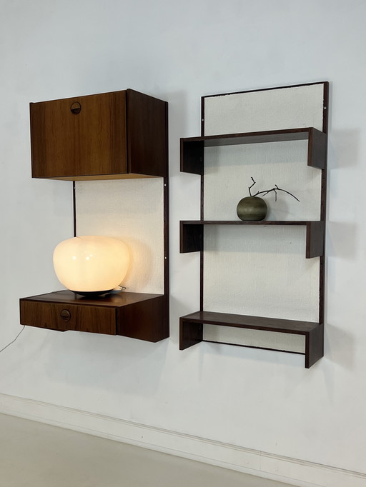 Vintage wandmeubel door Marten Franckema voor Fristho