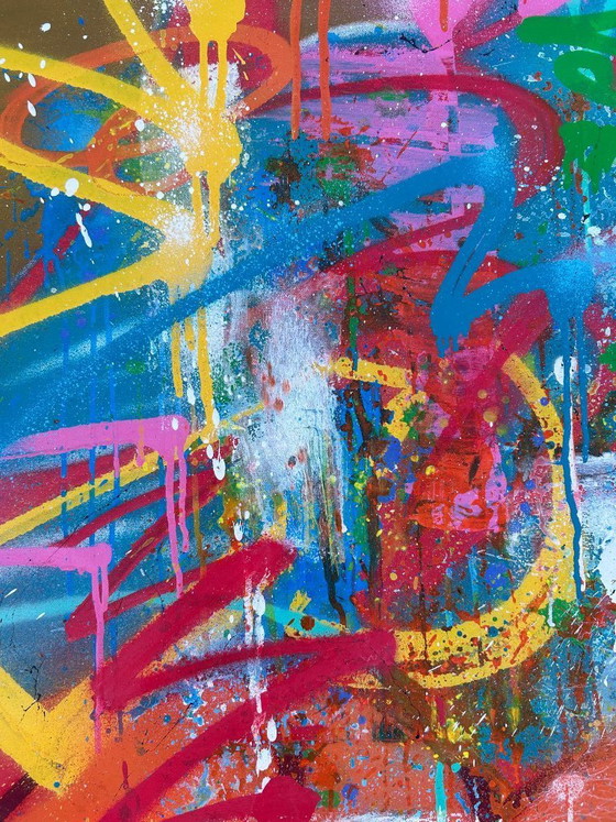 Image 1 of Matías MACHADO - Trastorno explosivo - Lienzo del artista