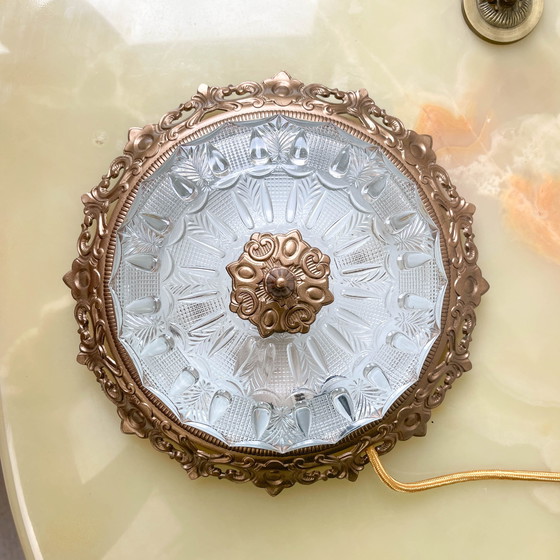 Image 1 of Lampada da tavolo vintage a forma di globo