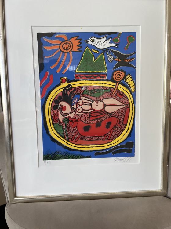 Image 1 of Top condition: screenprint Corneille 'Huit Chats'