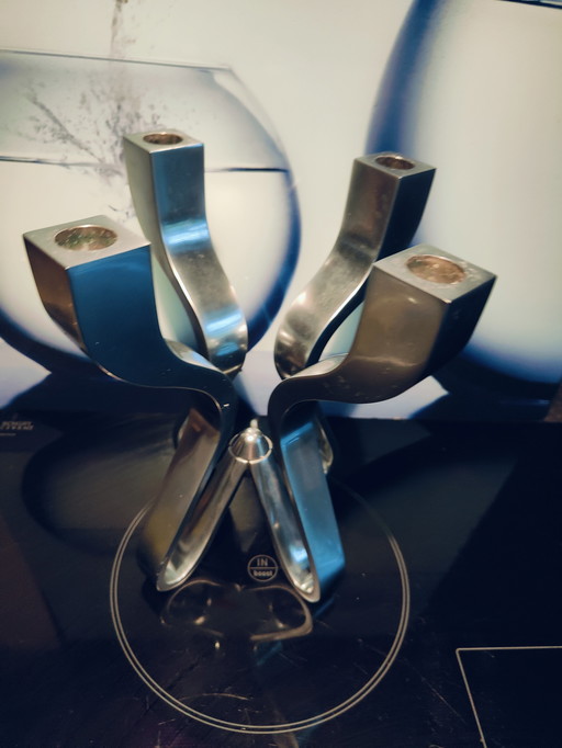 Vintage Umbra candlestick. Designed by Karim Rashid.